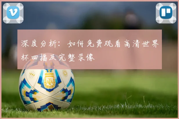 深度分析：如何免费观看高清世界杯回播及完整录像